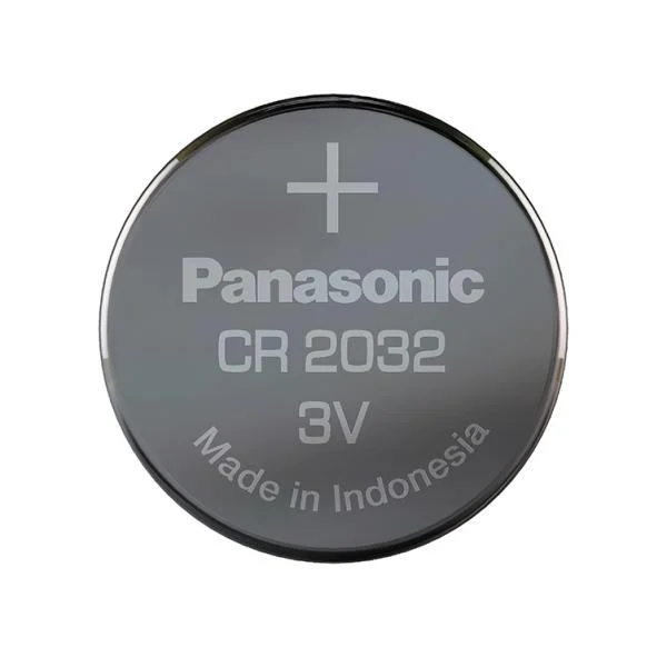 Panasonic CR2032 3V Lithium Coin Battery-2Pcs.
