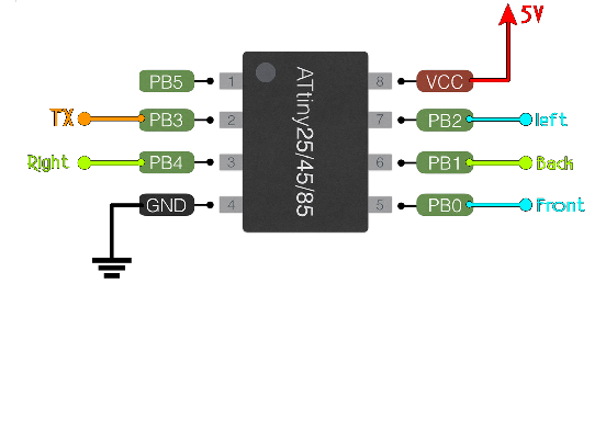 ATTINY85 Mini USB Arduino Development Board Generic