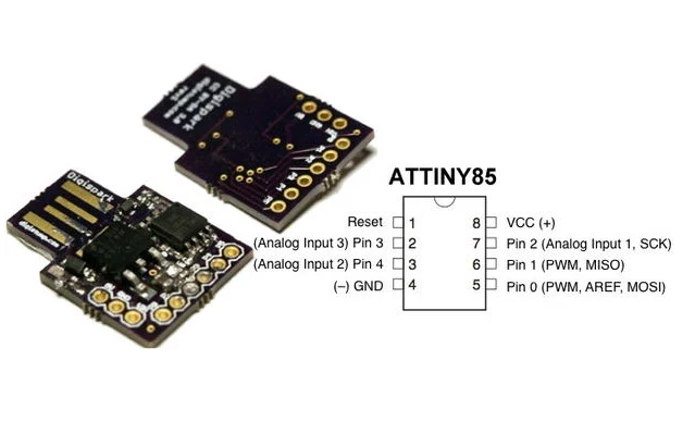 ATTINY85 USB Development Board