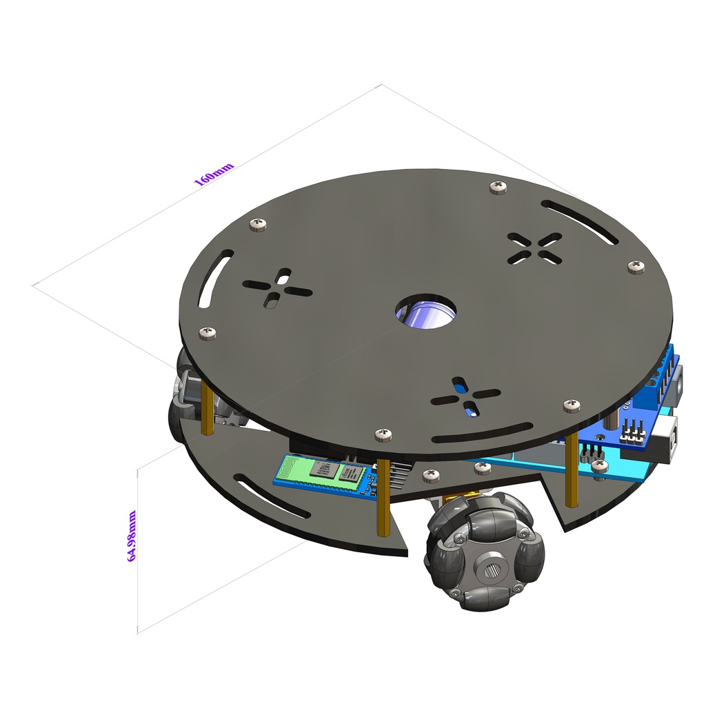 Circle Bot Mini Omni Directional Robotics kit