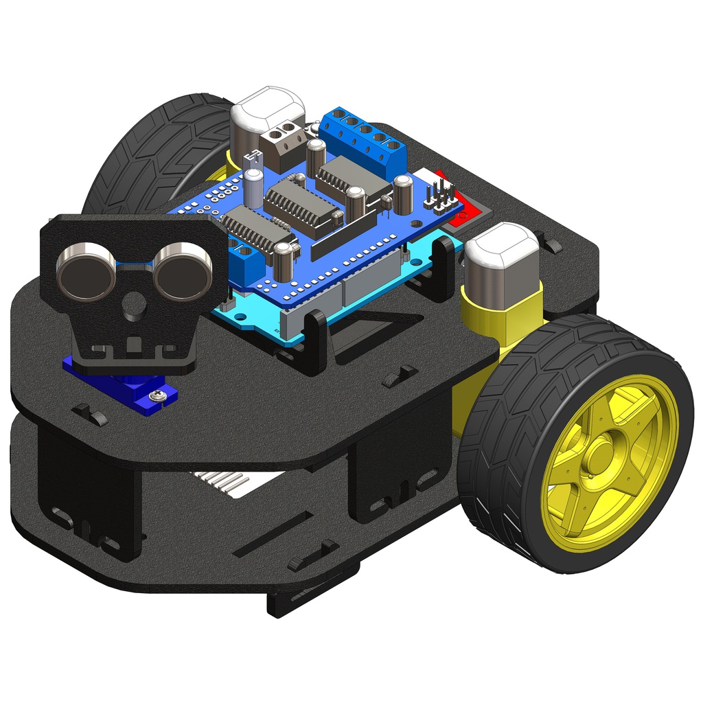 Cligo Smart 2WD DIY Wireless Robotics Car Kit