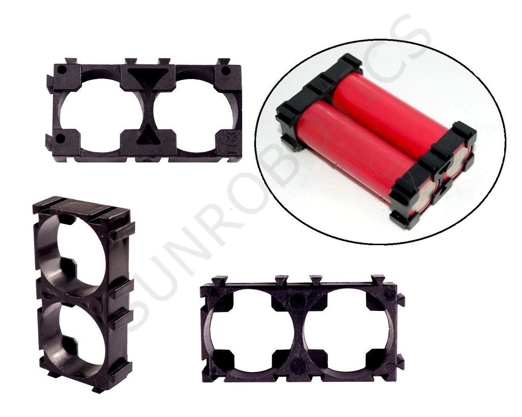 18650 2S Double Battery Cell Spacer/Holder