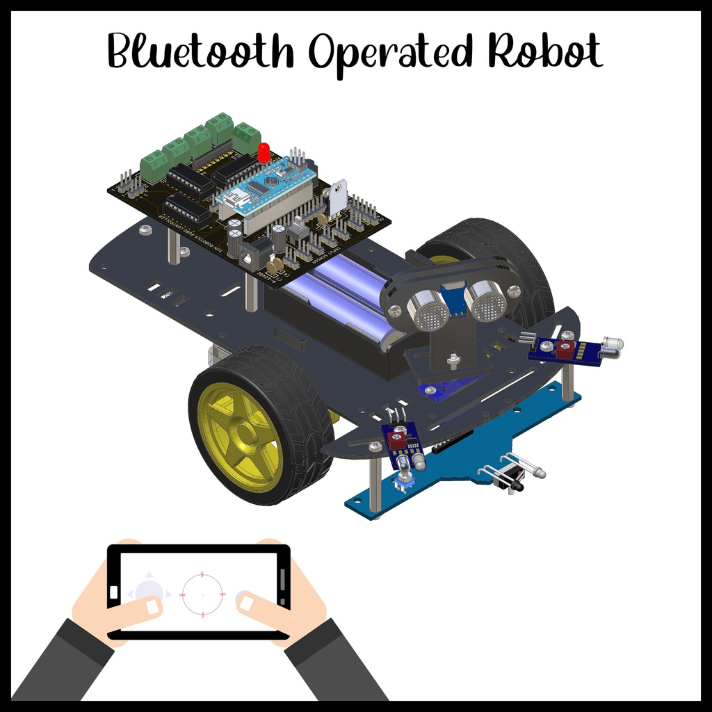 MindQuad DIY 2WD Robotics Learning Kit