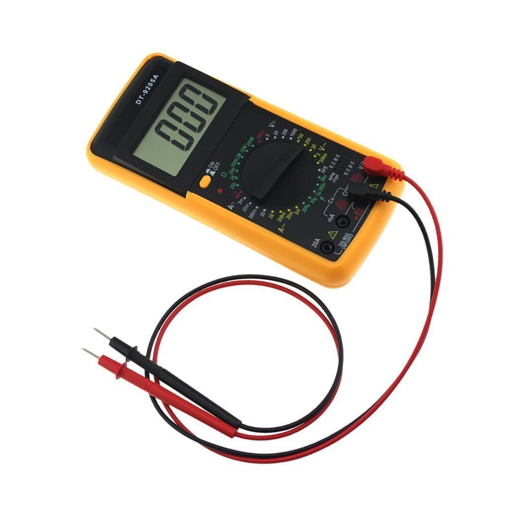 Unity Branded Digital Multimeter DT9205A With Capacitance Current Voltage Resistance