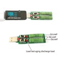 USB Mini Discharge Load Resistor 2A/1A With Switch Load Tester
