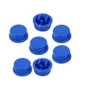 BLUE Round WHITE Round Cap for Square Tactile Switch 12x12x7.3mmCap for Square Tactile Switch 12x12x7.3mm