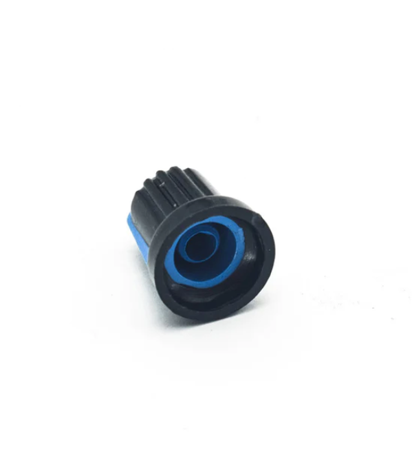 Potentiometer Knob for 4mm Shaft Round and D shape Blue 1 PCs