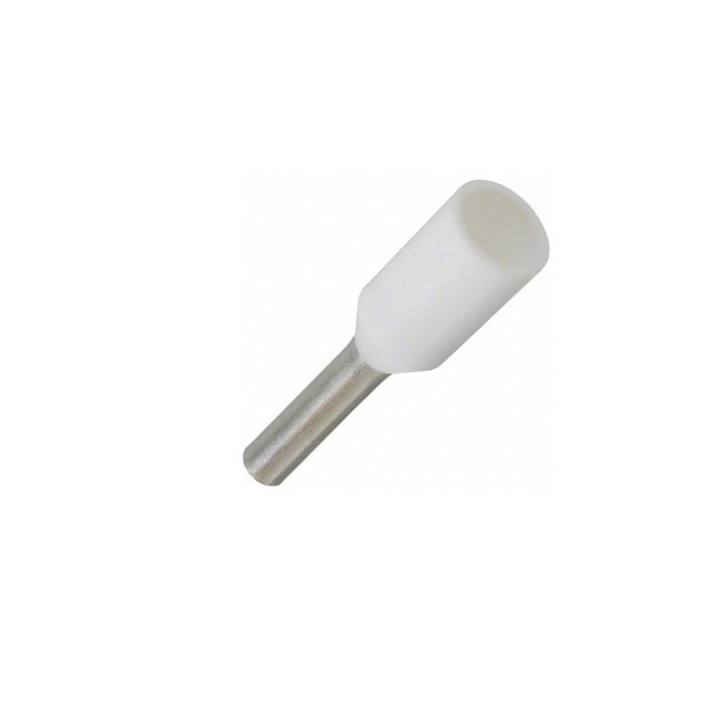 E0506 Crimp connector (0.5 sq.mm) White