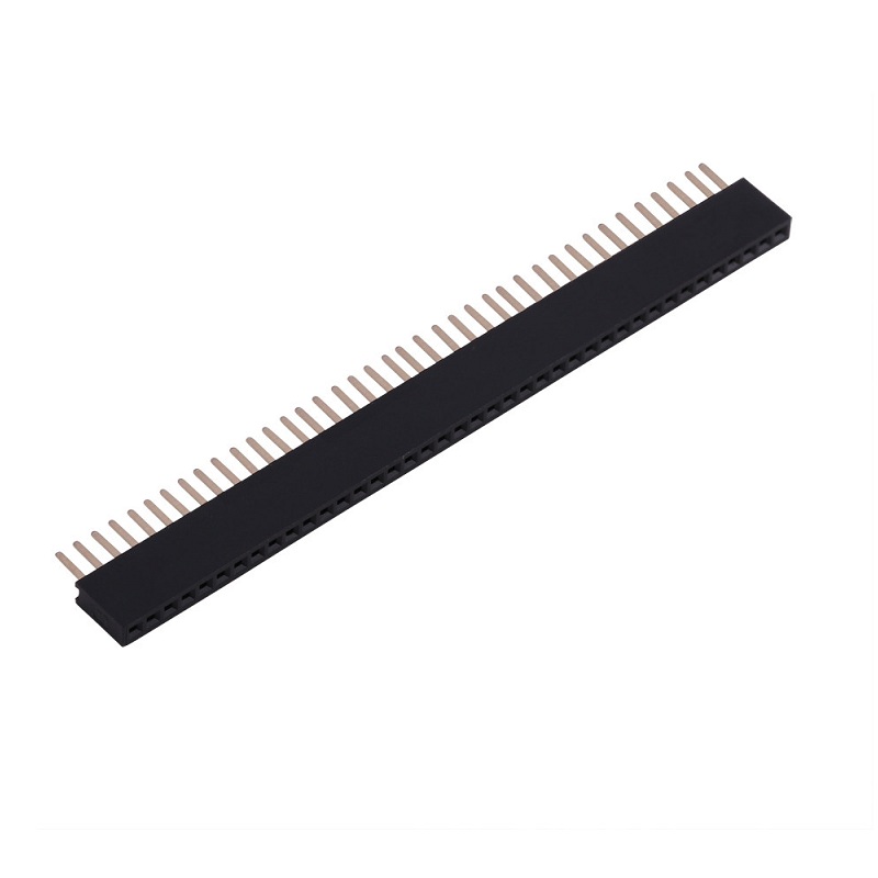 2.54mm Female Berg Strip 40x1 Pin Break-Away Straight Header 1 PCs