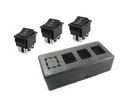 Robotic Box Enclosure 4 Way with 4 DPDT Switches