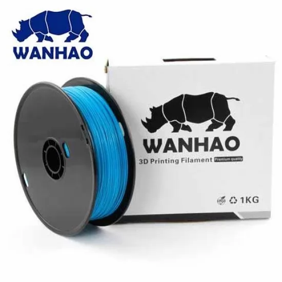 WANHAO PLA 3D Printer Filament 1.75mm Blue 1KG