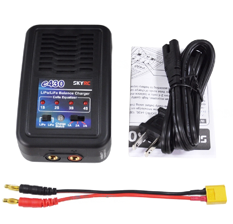 SKYRC E430 LiPo Battery Balance Charger 2-4S Cell 1-3 Ampere