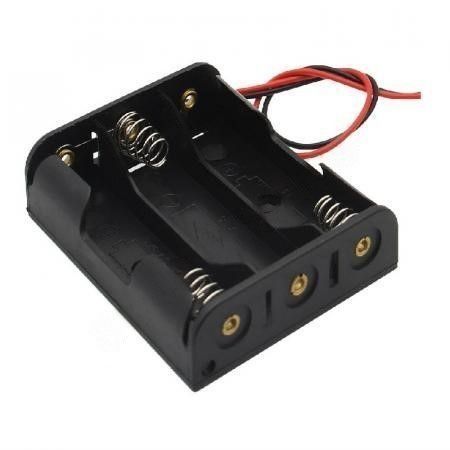 Battery Holder 3 x AA Cells 4.5V DC Generic