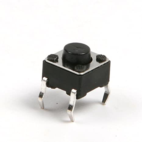 Momentary Push Button/Tactile Switch with Round Cap