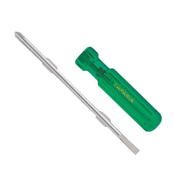 Taparia 810 Steel Two in One Screw Driver (Green and Silver)