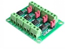 PC817 4 Channels Optocoupler Isolation Module