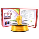 SunPro Premium Quality 3D Printer Filament 1.75 mm PLA + Net Weight 1 Kg (PLA+Pros(Smooth Antique, GOLD )
