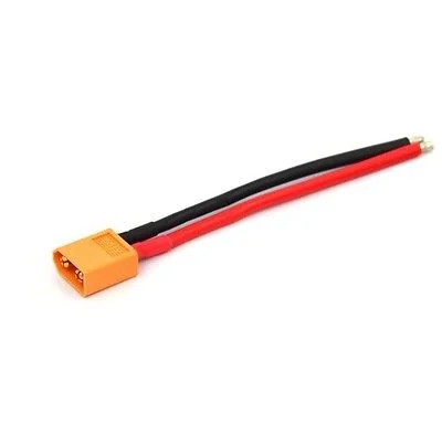 XT60  Male with 16 AWG Silicone Wire 10 cm