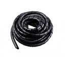 Spiral cable wrap Band 15 mm X 2 mtr Black Cable Sleeve, Cable Organizer for TV PC Home &amp; Home