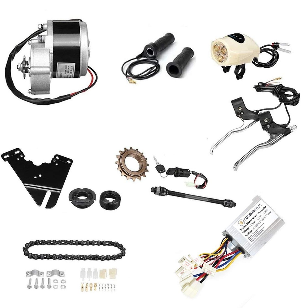 Ebike 350W Motor Electric Bicycle Kit with accessories