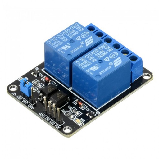 [3717] Relay Module 5V 2 Channel Generic