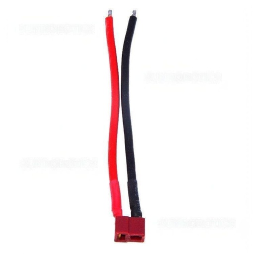 [6776] T-Plug Connector Female 15cm 14AWG Silicon Wire Terminal