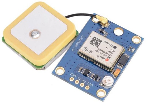 [5634] Ublox NEO 6M GPS module (3.3V-5V interface,with EEPROM,Flash)