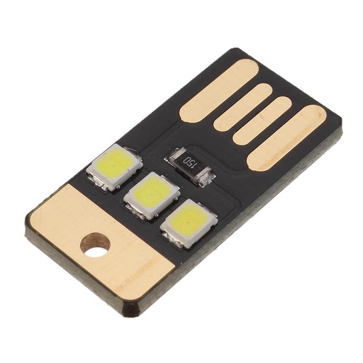 [7649] Mini LED Light Ultra-thin Ultra-light Portable USB Small LED Lamp Camping Night Light