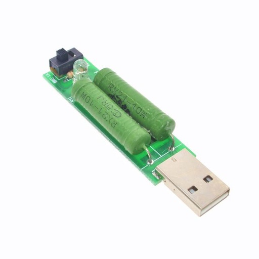 [3696] USB Mini Discharge Load Resistor 2A/1A With Switch Load Tester