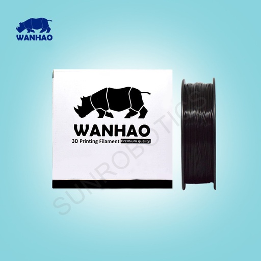 [7878] WANHAO PLA 3D Printer Filament 1.75mm Black 1KG