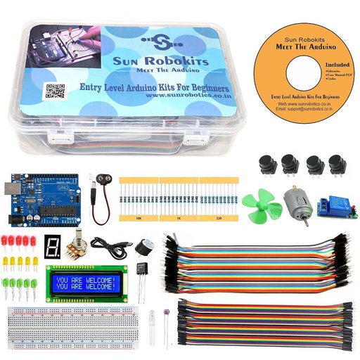 [2002] SunRobotics Meet The Arduino - Entry Level Arduino Kits For Beginners (Including Tutorials &amp; Codes)