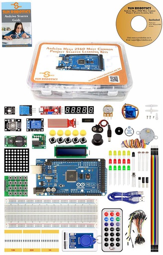 [2016] Arduino Mega 2560 Most Common Project Starter Learning Kits Including Tutorials By SunRobotics