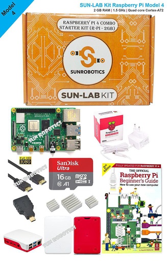[2035] Raspberry Pi model 4 combo Starter kit 2GB by SunRobotics