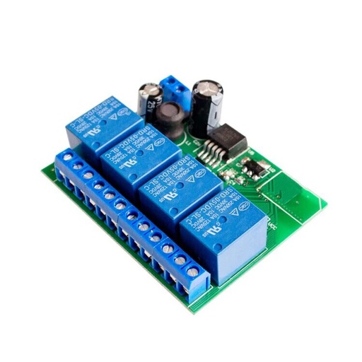 [3725] Bluetooth 4.0 BLE Relay Module 4 Channel for Apple  Android IOT