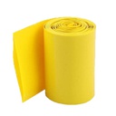 PVC Heat Shrink Sleeve 128 mm 1 Meter Yellow for Battery Pack