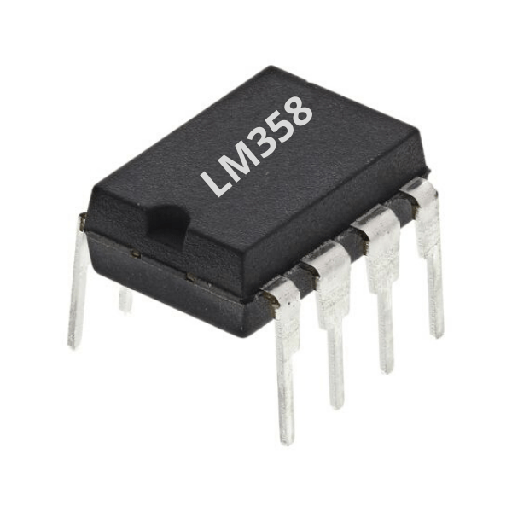 [11009] HG SEMI LM358N Low-Power Dual Op-Amp IC DIP-8 Package