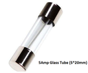 5 Amp 250V  Glass Fuses Tubes 5mm x 20mm