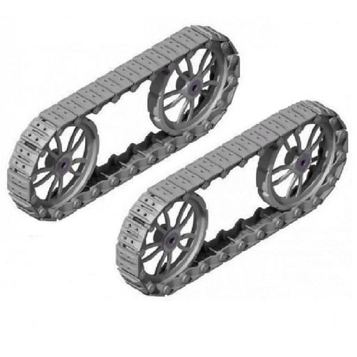 [4044] Chain Links (50 Pack) with 4 Wheel For Tracked Robot Generic