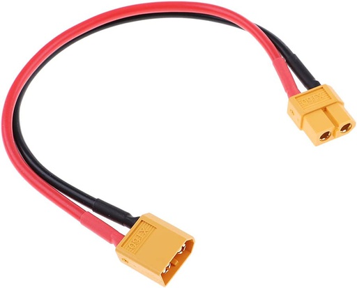 [50386] XT60 Female to XT60 Male 16 AWG Adapter Cable