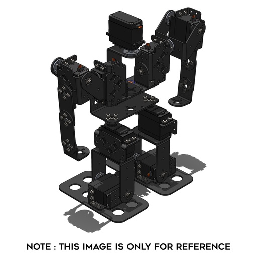 [9141] SunRobotics 9DOF Biped Humanoid Robot Chassis DIY Kit with Metal Geared Servo Motors (Unassembled)