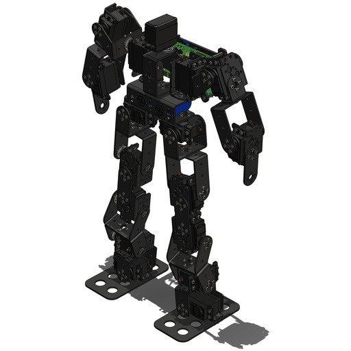 [9144] SunRobotics 17DOF Biped Humanoid Robot Chassis DIY Kit(Assembled with Wifi/BLE Servo Controller)