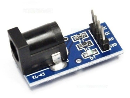 [6723] DC Power Jack with Berg Pin Power Supply Module