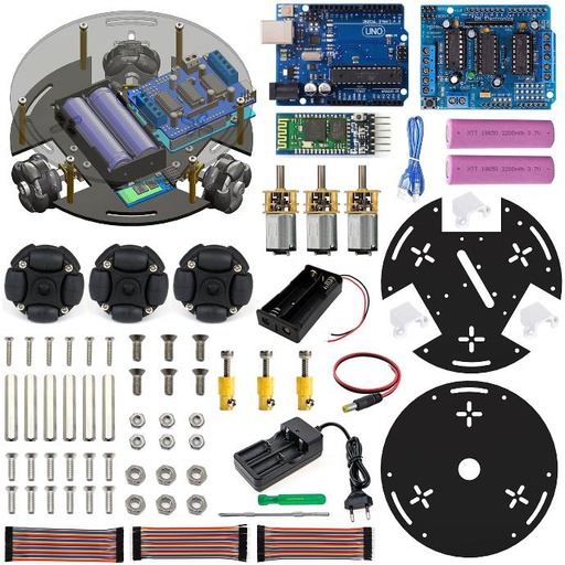 [2102] Circle Bot Mini Omni Directional Robotics kit