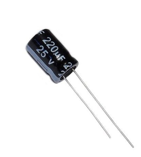 [10044] 220µF/25V Electrolytic Capacitor