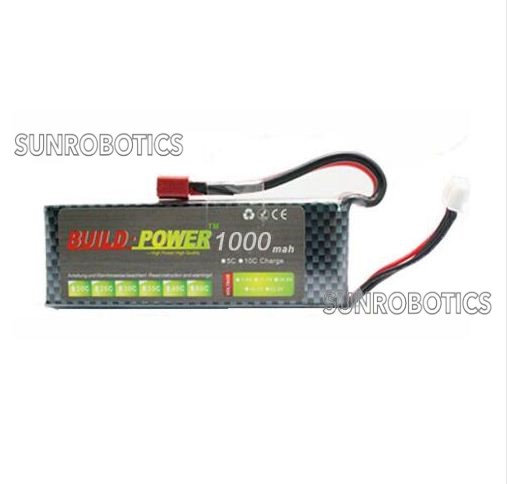 [6423] Li-Po Battery 11.1V 25C 1000mAh Build Power Battery Generic