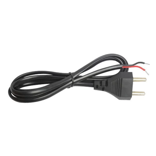 [7675] AC Power Supply 2 Pin Connector With Open-Ended Cable