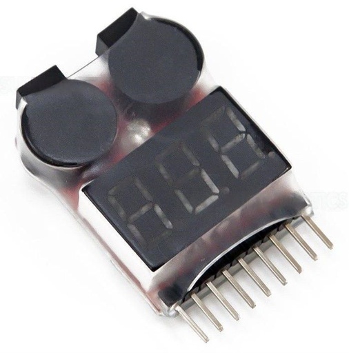 [6410] LiPo Battery Low Voltage Tester Buzzer Alarm 1-8S Generic