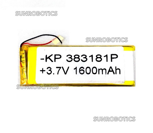 [6213] LiPo Lithium Polymer Rechargeable Battery 3.7V 1600mAh Generic
