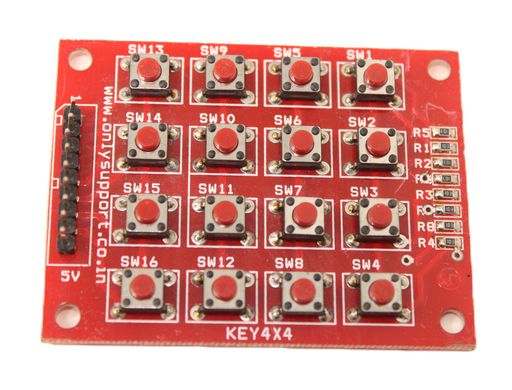 [7140] Matrix Keypad Board Independent Keys Led Interface Module